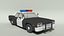 Low Poly Cartoon Dodge Monaco Police Car