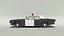 Low Poly Cartoon Dodge Monaco Police Car