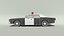 Low Poly Cartoon Dodge Monaco Police Car