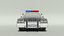 Low Poly Cartoon Dodge Monaco Police Car