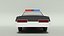Low Poly Cartoon Dodge Monaco Police Car
