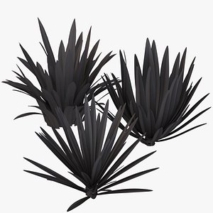flax platt black 3d 3ds