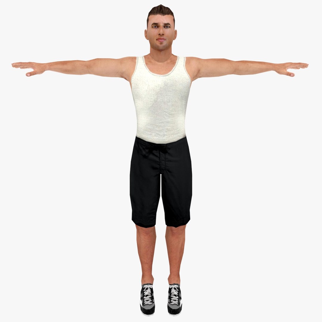 Bodybuilder Boy Rigged 3ds