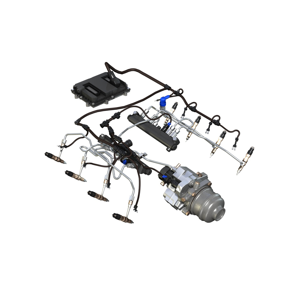 Injection V8 Engine 8 3d Model