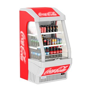 cola open display 3D model