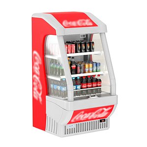 Refrigerator with open display fridge