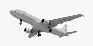 Airbus A320-200 Generic White