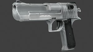 3D Desert Eagle Hand Painted model