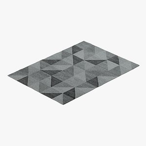 3D grey carpet model