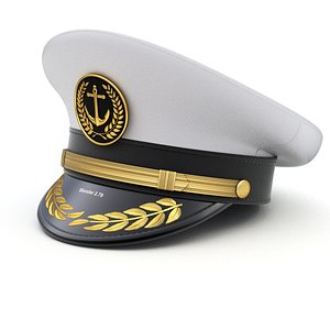 3D cap captain hat