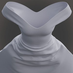 Female gown - Simple Wedding gown