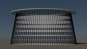 Building facade in concept 2402 3D model