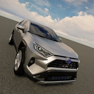2021 Toyota RAV4 Hybrid 3D model