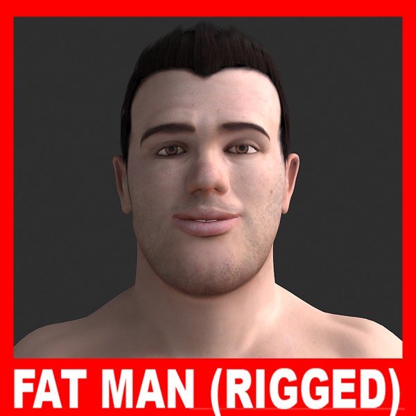 modelo 3d Adrien - Fat Man (Rigged) - TurboSquid 574794