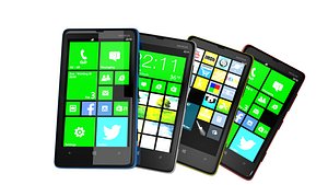 3d nokia lumia 820 model