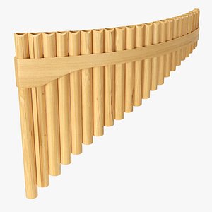 3D Panpipes alto model