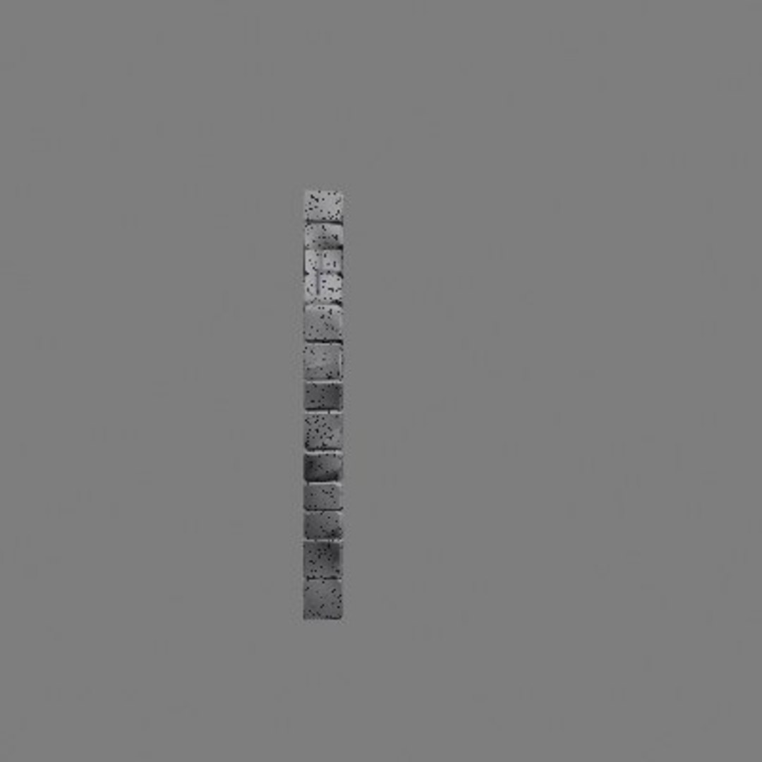 Stone Gothic Window 3d Model
