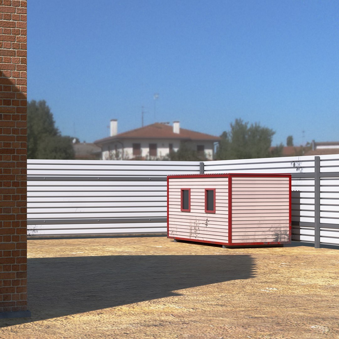 Residential Building Construction Site 3D model preview