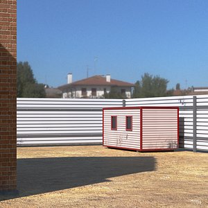 Residential Building Construction Site model
