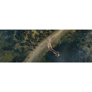 ancient mountain road 3d max