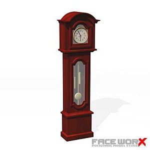 Clock grandfather001_max