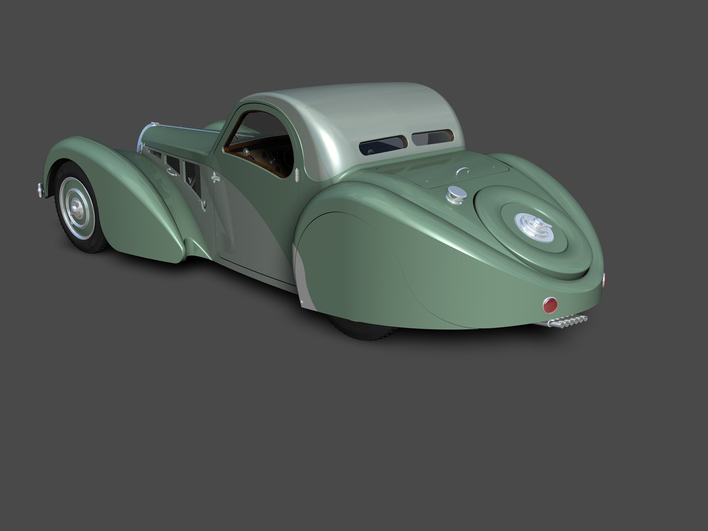 Bugatti T57SC Atalante 3D Model - TurboSquid 2225455