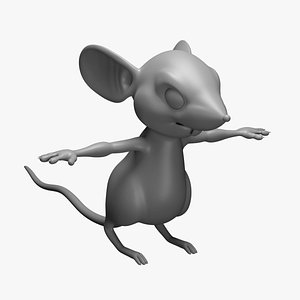 mouse cartoon toon obj