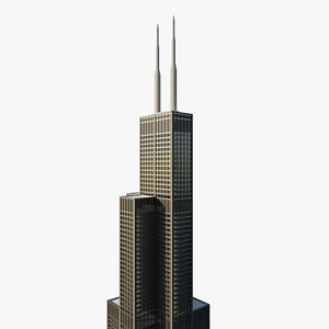 3ds max sears tower