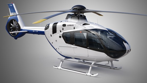 エアバスヘリコプターH135 - コックピットとインテリアユーロコプターEC1353Dモデル - TurboSquid 1349555