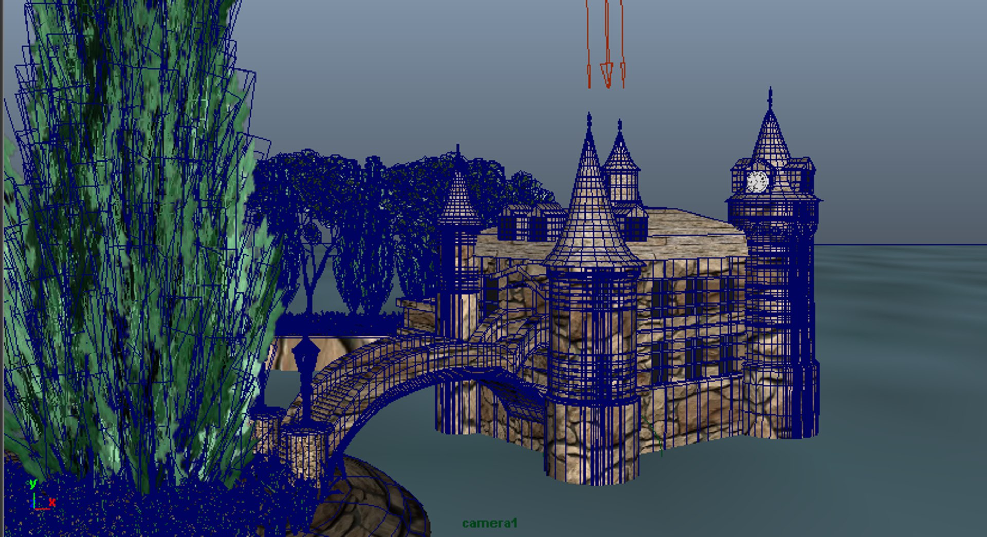 Stone Castle Model - TurboSquid 1385473