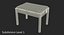 Adjustable Piano Bench Leather Black