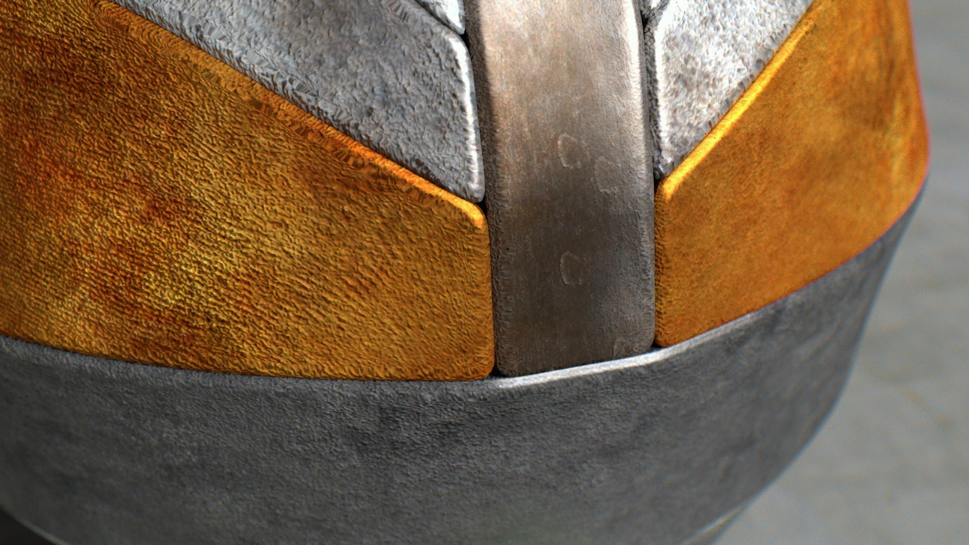 Metal Sphere C4d Free