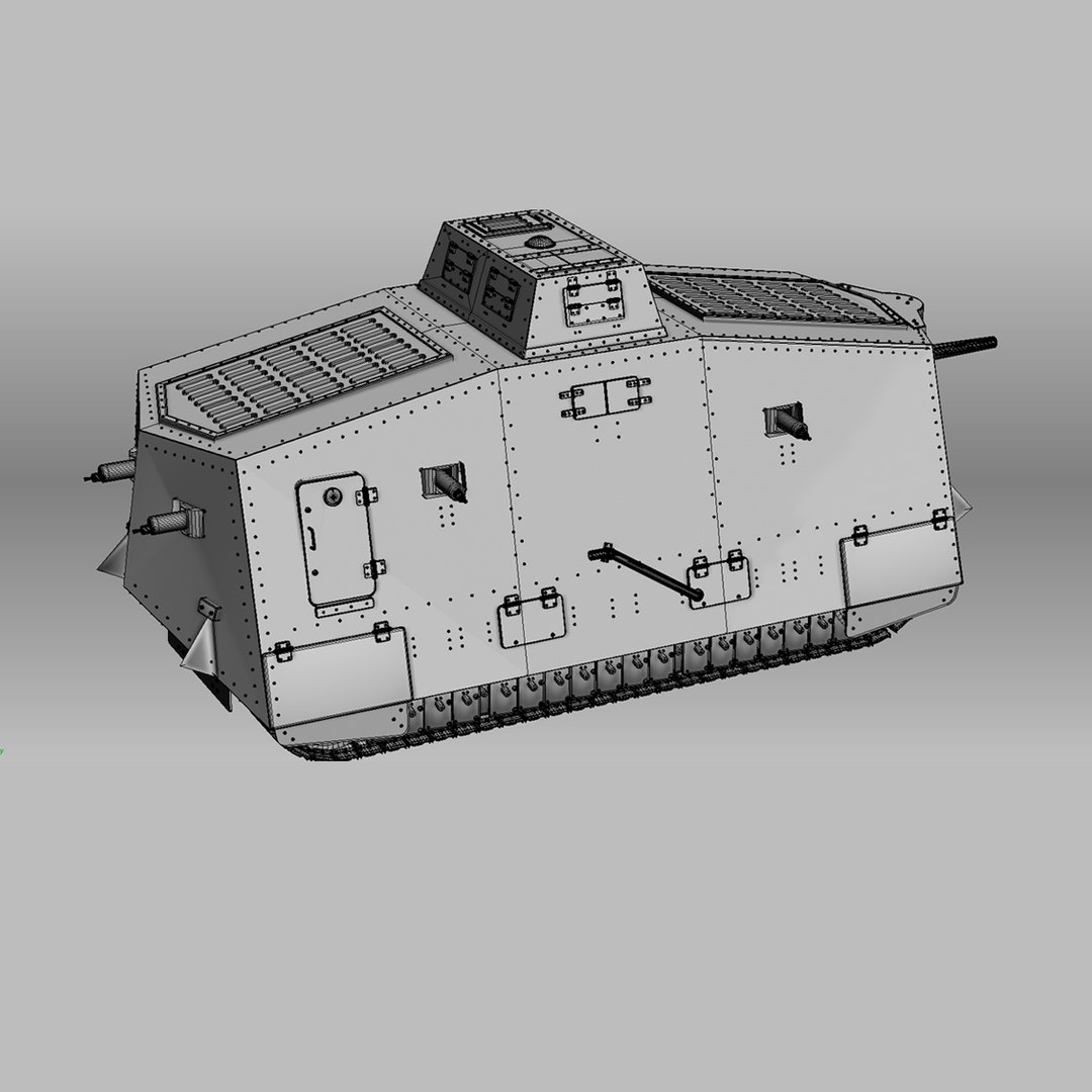 3d Model German Tank