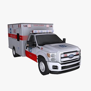 Lowpoly Ambulance