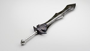 3D Black Knight Greatsword model