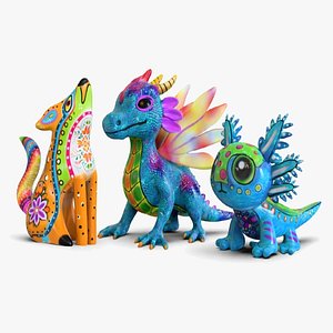 3D Alebrijes Pack