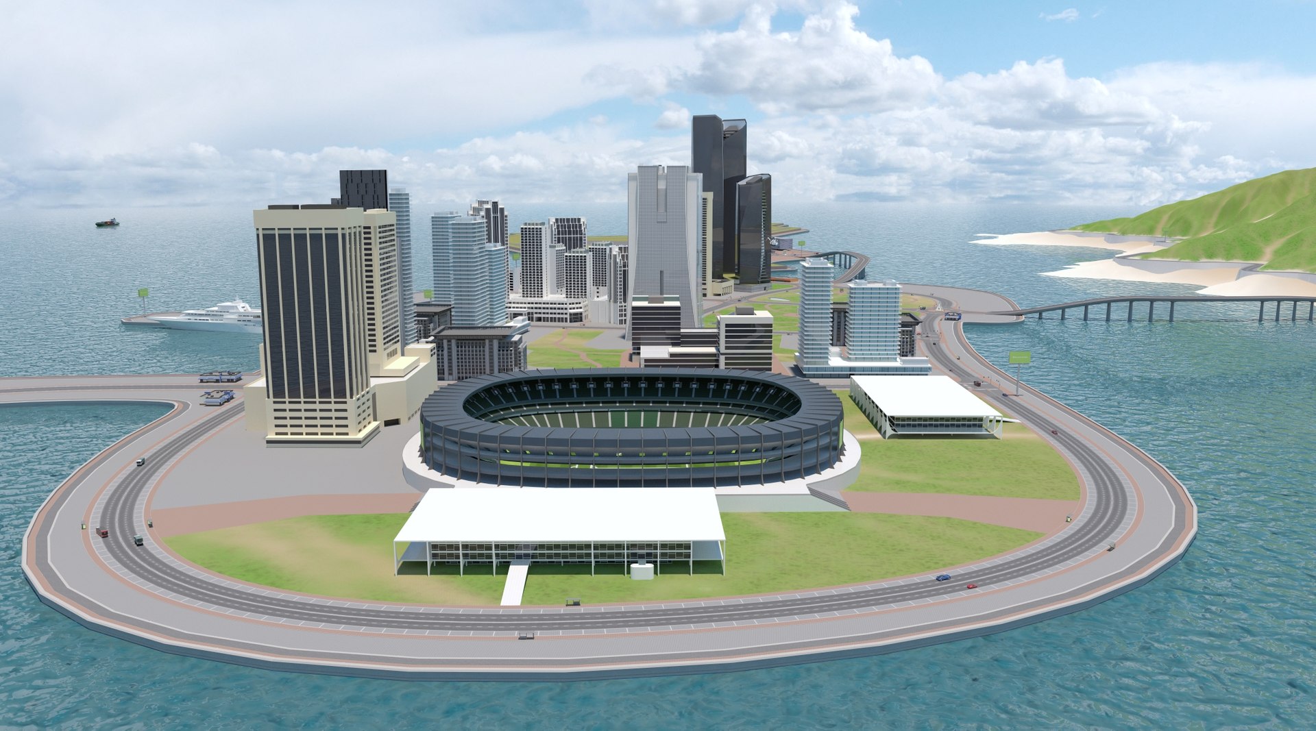 Island City 3D model https://p.turbosquid.com/ts-thumb/dq/5AVOSZ/40/downtownmeenacityaerialsportscomplex/jpg/1637235379/1920x1080/fit_q87/65ce0ad857ca793d85a05f0a4f93f6acb134c105/downtownmeenacityaerialsportscomplex.jpg