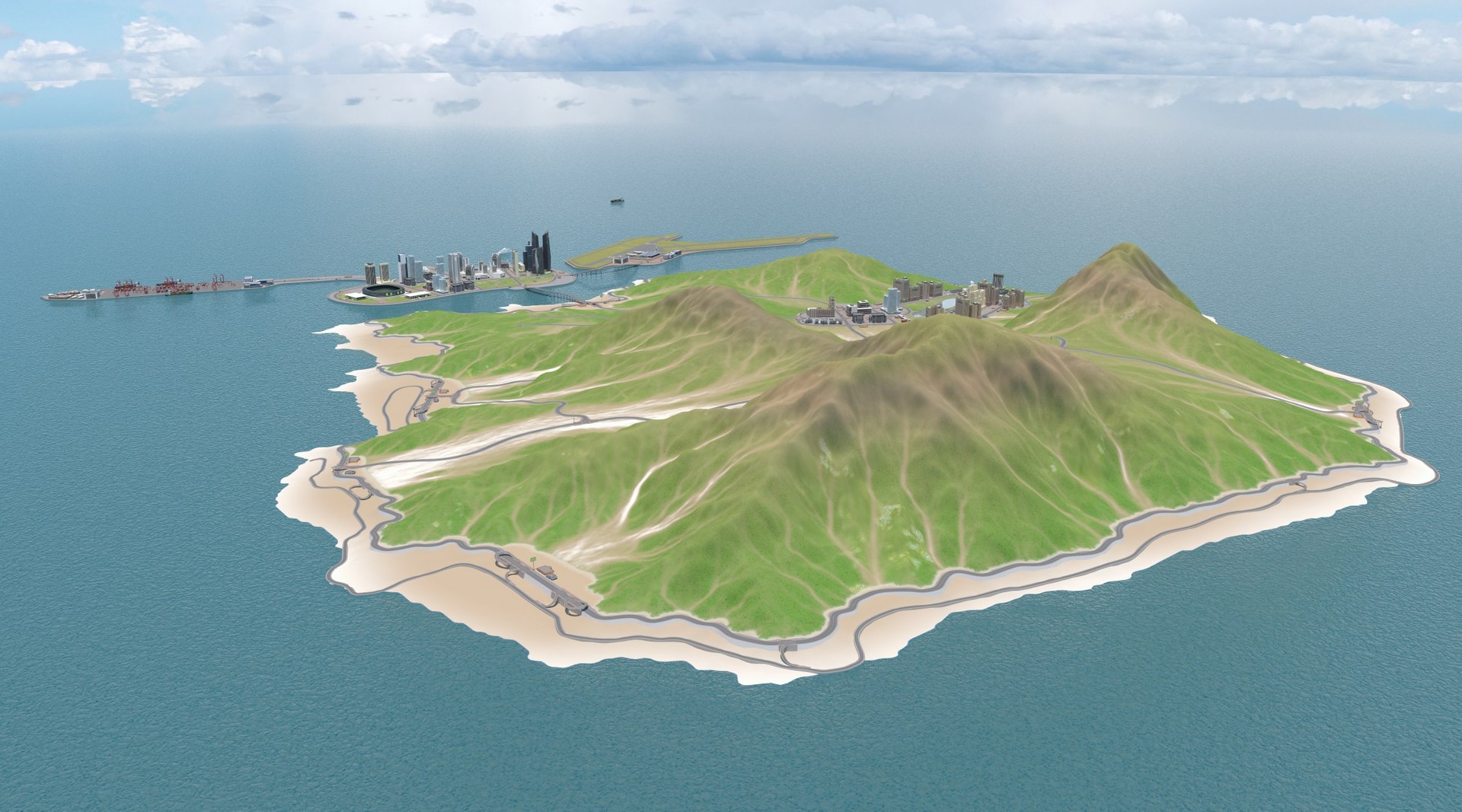 Island City 3D model https://p.turbosquid.com/ts-thumb/dq/5AVOSZ/Sd/aerialviewkaragatanprovince/jpg/1637235372/1920x1080/fit_q87/4cb155adb4325698e99f7c88981d5bb16841f98e/aerialviewkaragatanprovince.jpg