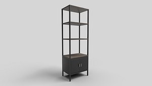 3D Bookcase N25 model