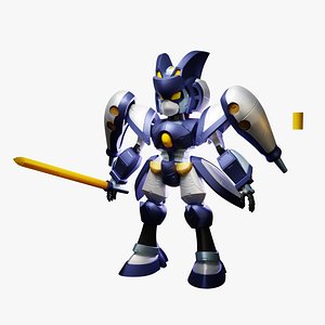 Robot rigged 3d model
