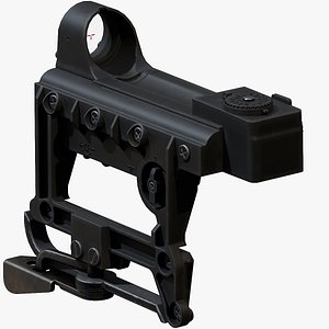 Cobra 1C-03 Collimator Sight - PBR Game Ready