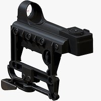Cobra 1C-03 Collimator Sight - PBR Game Ready