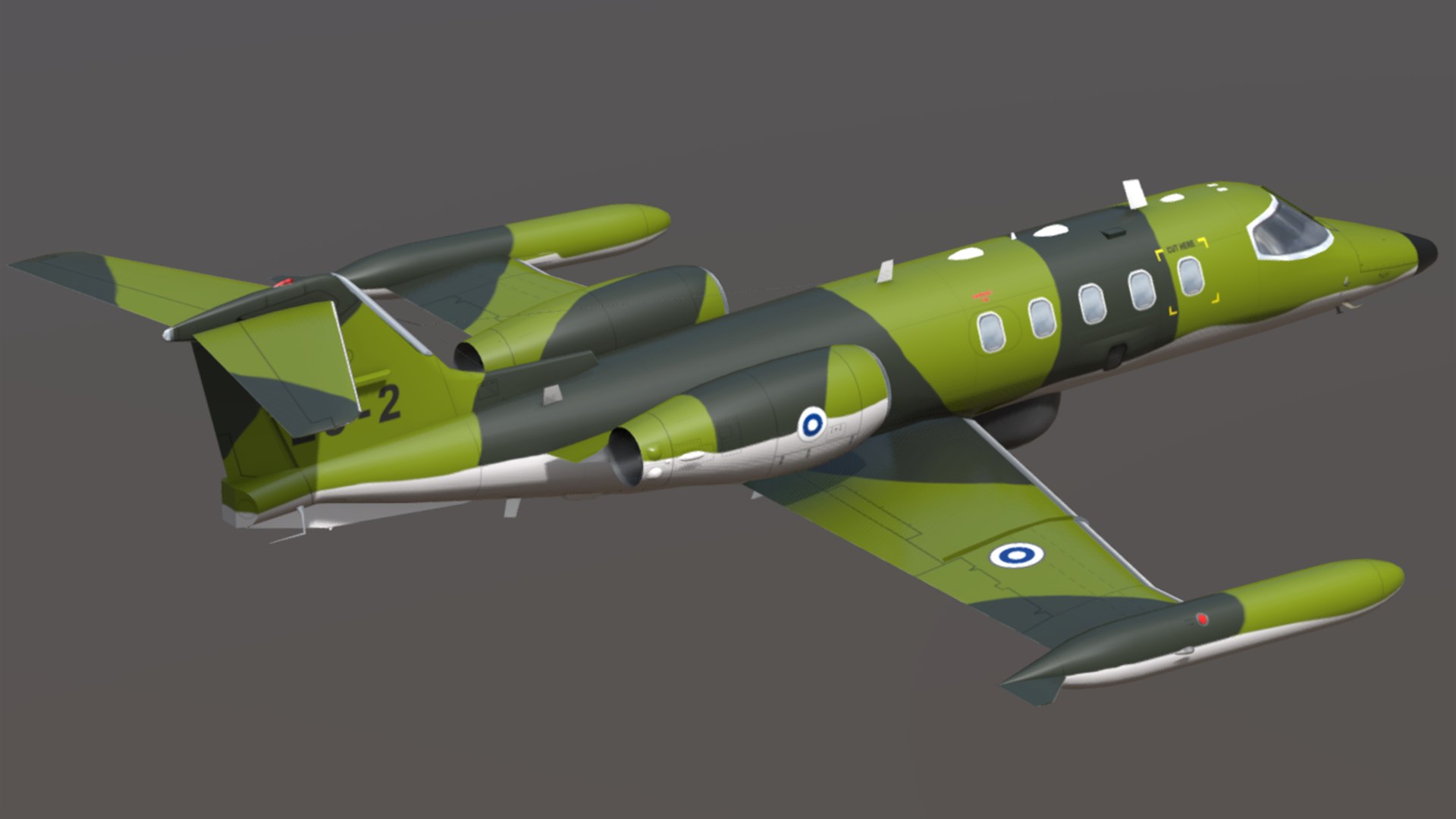 3D Learjet 35AS LJ-2 https://p.turbosquid.com/ts-thumb/dq/GnwORF/aE/2/png/1713708838/1920x1080/fit_q87/bcac40c3b88e0ad6a4fafccc4626c89dfa5b4baf/2.jpg