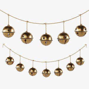 Round Bells Garland 02 model