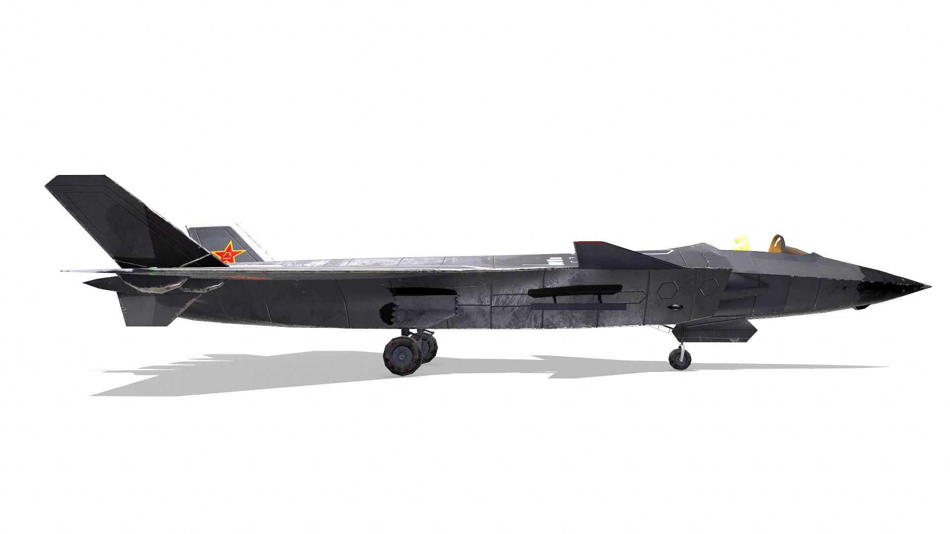 Chengdu J-20 Low-poly PBR model https://p.turbosquid.com/ts-thumb/dq/OEoCH0/fg/screenshot013/png/1637121600/1920x1080/fit_q87/96faa4686e814145e3c047f4aaa709e620166e73/screenshot013.jpg