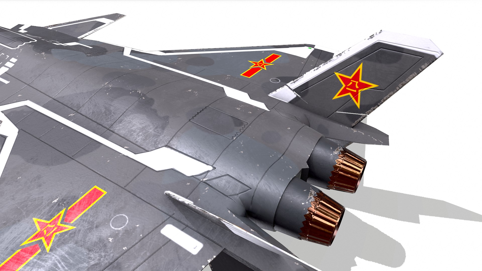 Chengdu J-20 Low-poly PBR model https://p.turbosquid.com/ts-thumb/dq/OEoCH0/gs/screenshot021/png/1637121774/1920x1080/fit_q87/6fb77a25b7ba1fa1018ef4a9ee70779ad6b29c89/screenshot021.jpg
