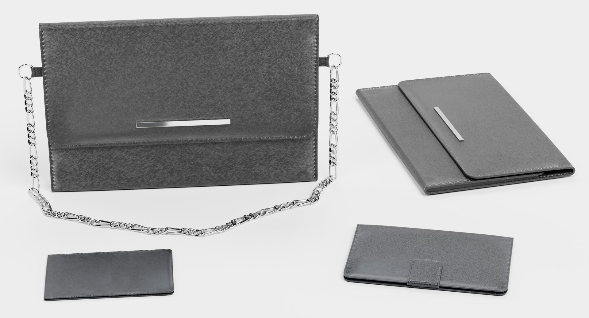 3D leather accessories wallet - TurboSquid 1336067