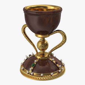 3D holy grail cup model