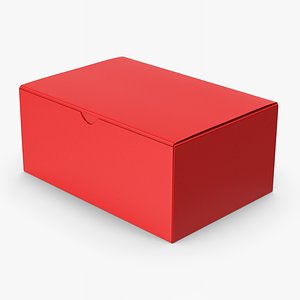 Red Box Package 3D Model - TurboSquid 1907257
