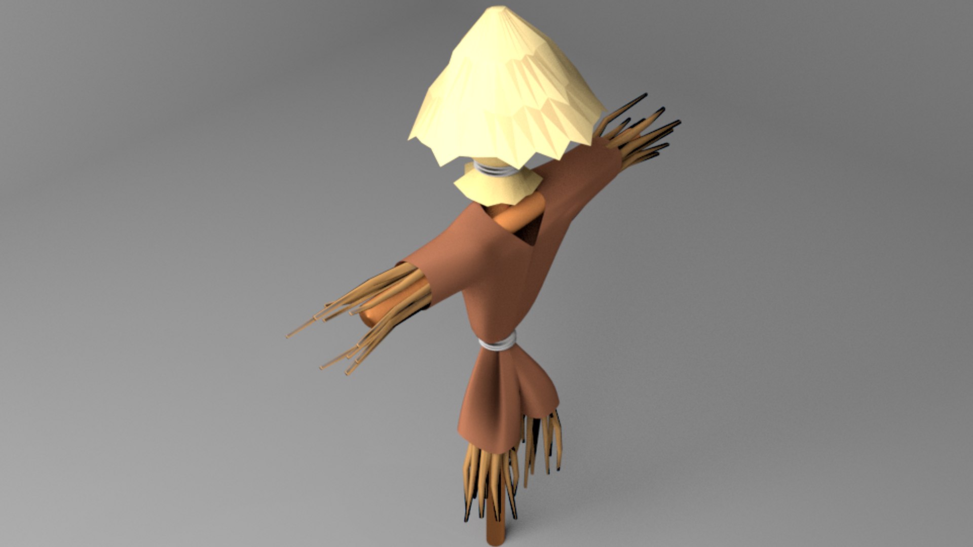 3D Scarecrow Model - TurboSquid 1614933